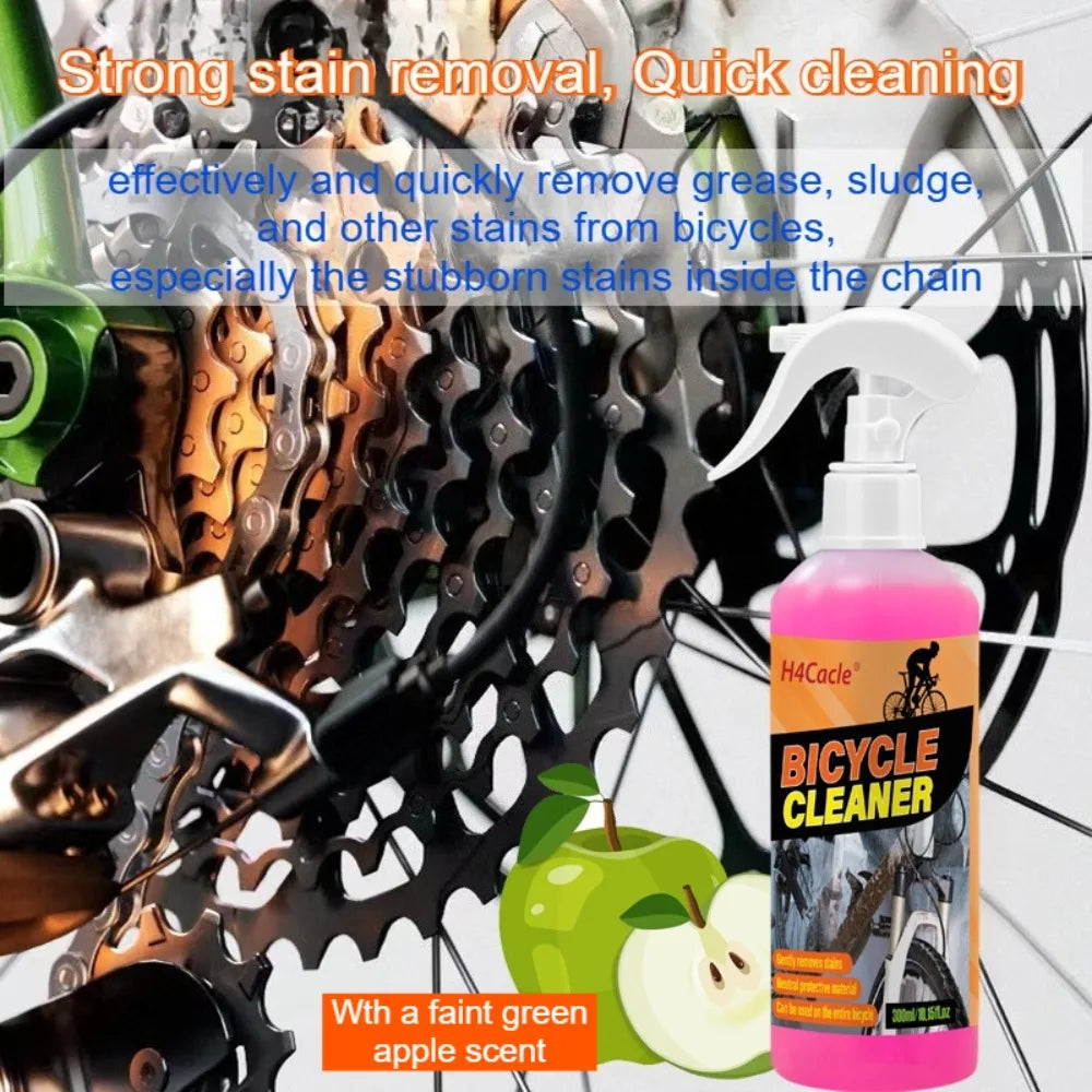Bicycle Maintenance Cleaner Bicycle Chain Cleaning & Degreasing Liquid Degreaser Bike Chain Cleaner, Glossy Protective Layer